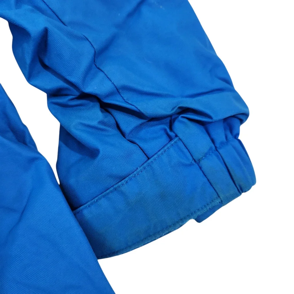 Columbia Omni-Tech Jacket Small Kids Blue Shell Zip Nylon Coat